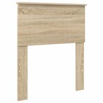 vidaXL Lit de Rangement Chêne Sonoma 75 x 190 cm Bois d'ingénierie
