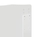 vidaXL Tête de lit Blanc Brillant 180 cm Bois d'ingénierie