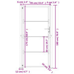 vidaXL Portail de jardin 105x180 cm acier corten