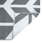 vidaXL Tapis d'extérieur ARAKIL Gris 300 x 400 cm PP