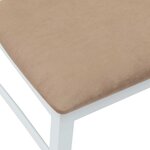 vidaXL Chaises de salle à manger 2 Pièces Blanc 43 x 54 x 89 cm