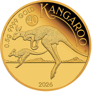 Monnaie AUSTRALIAN KANGAROO 1/2g Or 2$ Australia 2026