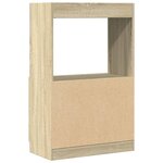 vidaXL Buffet haut chêne sonoma 63x33x100 cm bois d'ingénierie