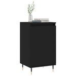 vidaXL Buffets 2 Pièces noir 40x35x70 cm bois d’ingénierie
