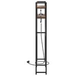 vidaXL Tête de lit de rangement Chêne fumé 90 cm Bois d'ingénierie