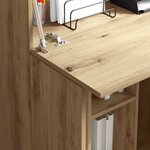 vidaXL Bureau chêne artisanal 71 5 x 31 5 x 106 5 cm Bois d'ingénierie