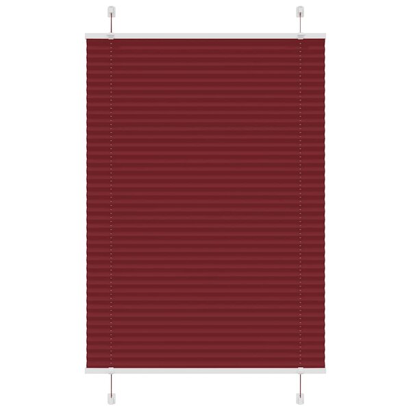 vidaXL Store plissé rouge bordeaux 90x150 cm largeur du tissu 89 4 cm