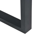 vidaXL Table console Teck 100 x 35 x 75 cm