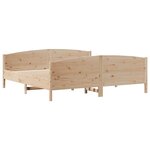 vidaXL Cadre de lit sans matelas 200x200 cm bois massif de pin