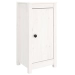 vidaXL Buffet blanc 39x35x80 cm bois massif de pin