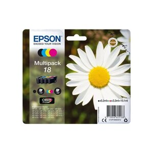Epson multipack t1806 - pâquerette - noir cyan magenta jaune
