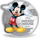 Pièce de monnaie en argent g 31.1 (1 oz) millésime disney pamp mickey mouse