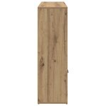 vidaXL Bibliothèque chêne artisanal 98x29x97 5 cm bois d'ingénierie