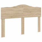 vidaXL Cadre de lit Sonoma 140 x 200 cm Bois de pin massif