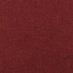 vidaXL Fauteuil Rouge bordeaux Tissu