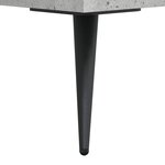 vidaXL Table de chevet gris béton 40x35x47 5 cm bois d’ingénierie
