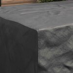 vidaXL Housse pour meubles Uni Noir 200 x 160 x 70 cm 600D