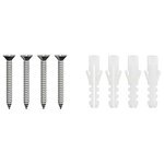 vidaXL Extension de Conduit Argent 25 x 25 x 65 cm Acier inoxydable