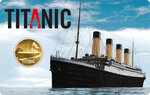 Monnaie TITANIC 1/1000 Oz Medaille Or