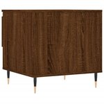 vidaXL Tables basses 2 Pièces chêne marron 50x46x50 cm bois d'ingénierie