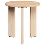 vidaXL Table basse 3 Pièces Naturel 47 5 x 47 5 x 27 cm