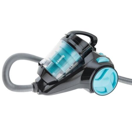 H.KOENIG SLC80 Silence Aspirateur traîneau sans sac - 700W - 74 dB - A - Noir et bleu