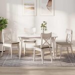 vidaXL Coussins de siège 4 Pièces Taupe 40 x 40 x 3 cm