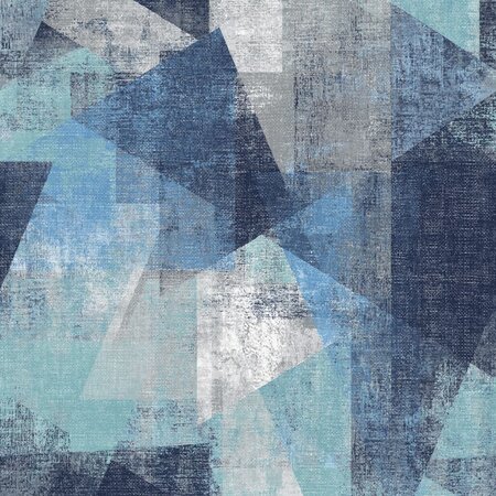 DUTCH WALLCOVERINGS Papier peint Perspectives Bleu