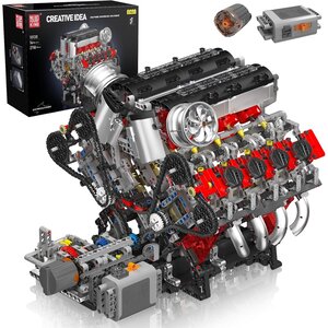 Mould King 10130 - F488 Kit de construction de moteur V8 motorisé