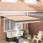 vidaXL Auvent Multicolore 350 x 250 cm Polyester et Aluminium