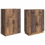 vidaXL Ensemble de Meubles 2 Pièces Bois ancien Bois d'ingénierie