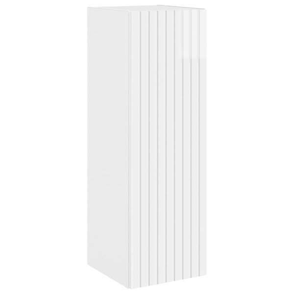 vidaXL Cabinet de Salle de Bain Mural Blanc brillant 33 x 34 5 x 60 cm