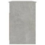 vidaXL Bureau avec tiroirs Gris béton 102x50x76 cm Bois d'ingénierie