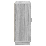 vidaXL Buffet Sonoma gris 66 x 34 5 x 87 cm Bois d'ingénierie