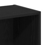 Bibliothèque modulable vidaXL Noir Chêne 36x30x171 cm Bois d'ingénierie