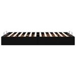 vidaXL Cadre de lit ottoman sans matelas noir 120x190 cm similicuir