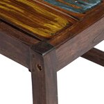 vidaXL Chaises à manger lot de 2 bois de récupération solide