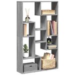 vidaXL Bibliothèque sonoma gris 72x20x120 5 cm bois d'ingénierie