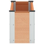 vidaXL Jardinière surélevée Marron 100 x 30 x 36 cm