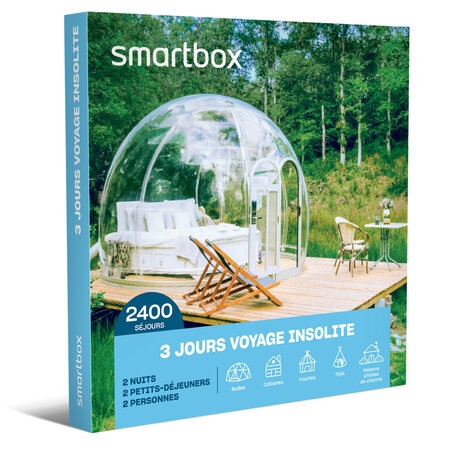 SMARTBOX - Coffret Cadeau 3 jours
voyage insolite -  Séjour