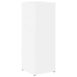 vidaXL Porte-parapluie Blanc 20 x 20 x 55 5 cm Bois d'ingénierie