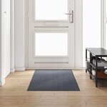 vidaXL Tapis Couloir Gris 80 x 250 cm tissu