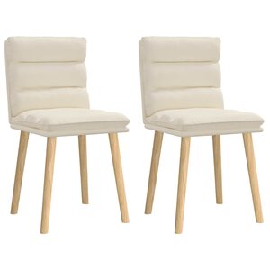 vidaXL Chaises à manger lot de 2 Lin