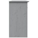 vidaXL Buffet BODO gris 115 5x44x80 cm bois massif de pin