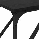 vidaXL Table console Chêne noir 200 x 29 x 75 cm