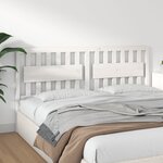 vidaXL Tête de lit Blanc 185 5x4x100 cm Bois massif de pin
