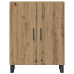 vidaXL Buffet chêne artisanal 69 5x34x90 cm bois d'ingénierie
