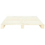 vidaXL Cadre de lit de palette sans matelas 180x200 cm bois massif pin