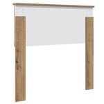 vidaXL Tête de lit Chêne artisanal 80 cm Bois d'ingénierie