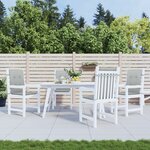 vidaXL Coussins de chaise à dossier bas lot de 4 gris clair mélangé